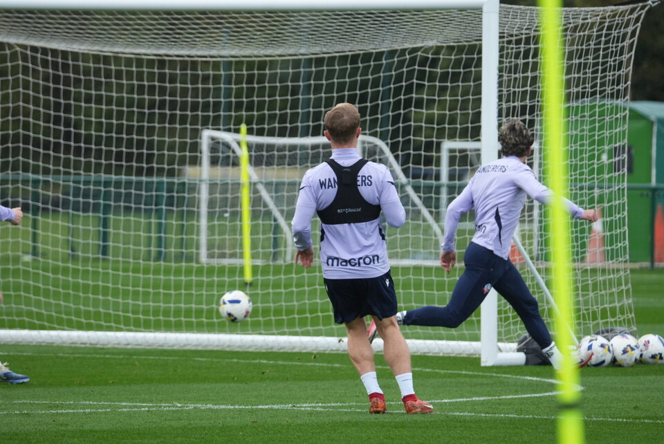 Wanderers training session