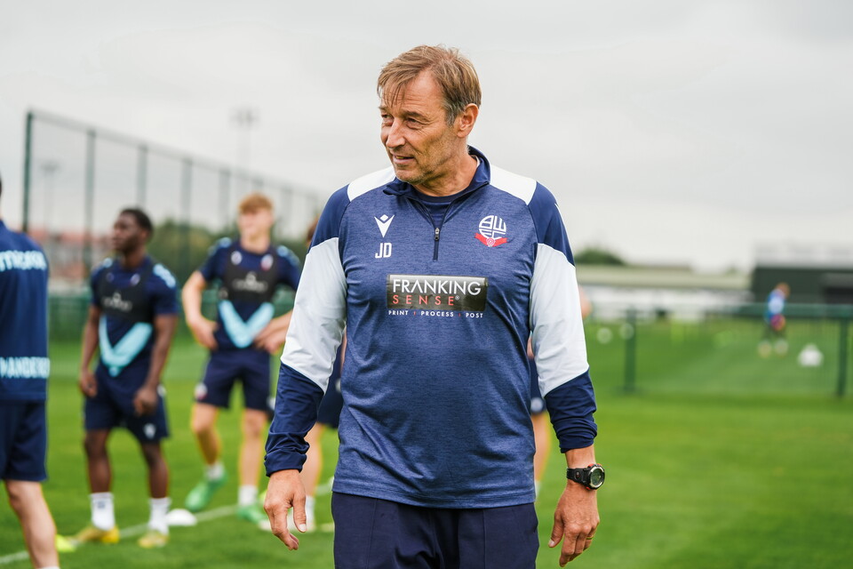 Julian Darby training