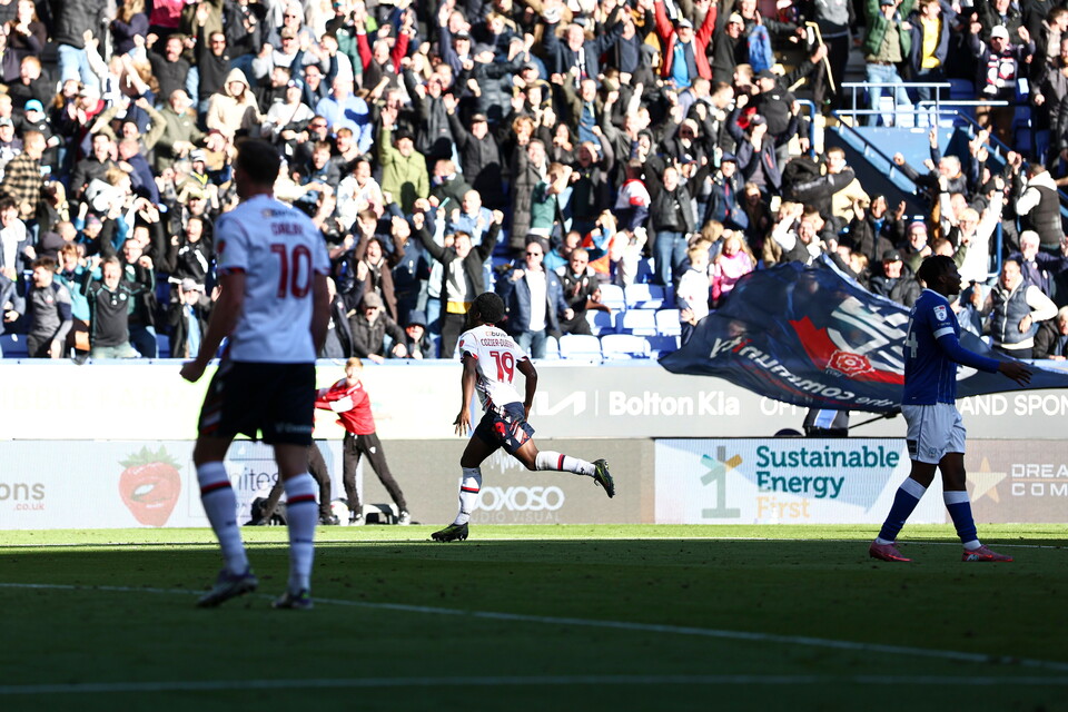 Cozier-Duberry celebration Cardiff