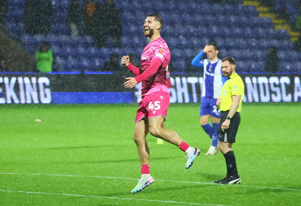 McAtee celebration Oldham