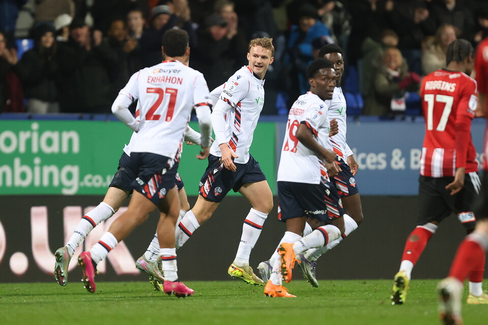 Sam Dalby celebration Exeter