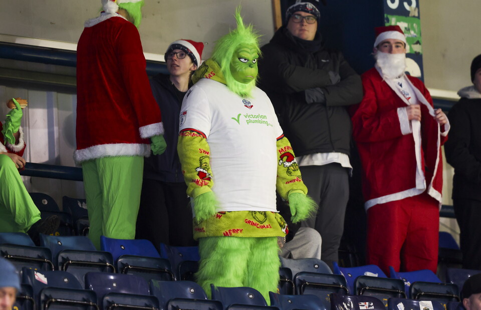 Bolton fans at Wycombe