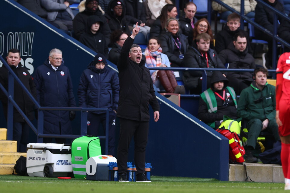Schumacher touchline Orient