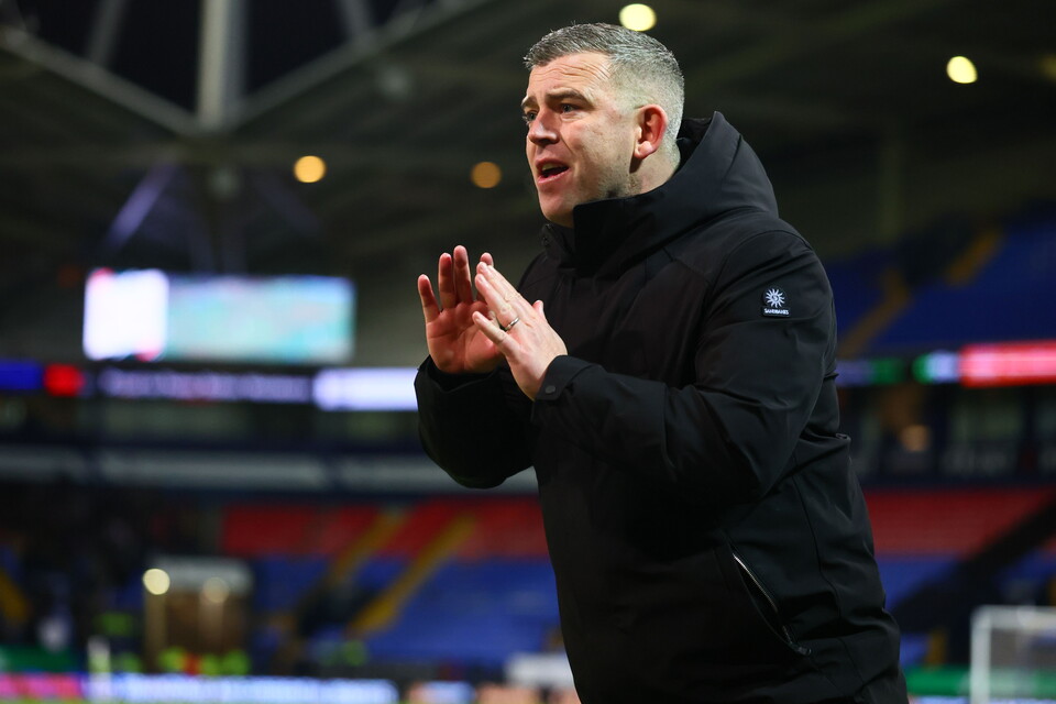 Schumacher touchline Burton