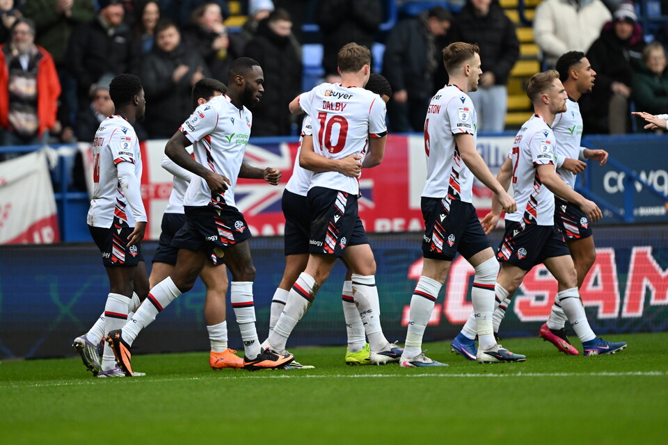 Dalby celebration second goal Barnsley