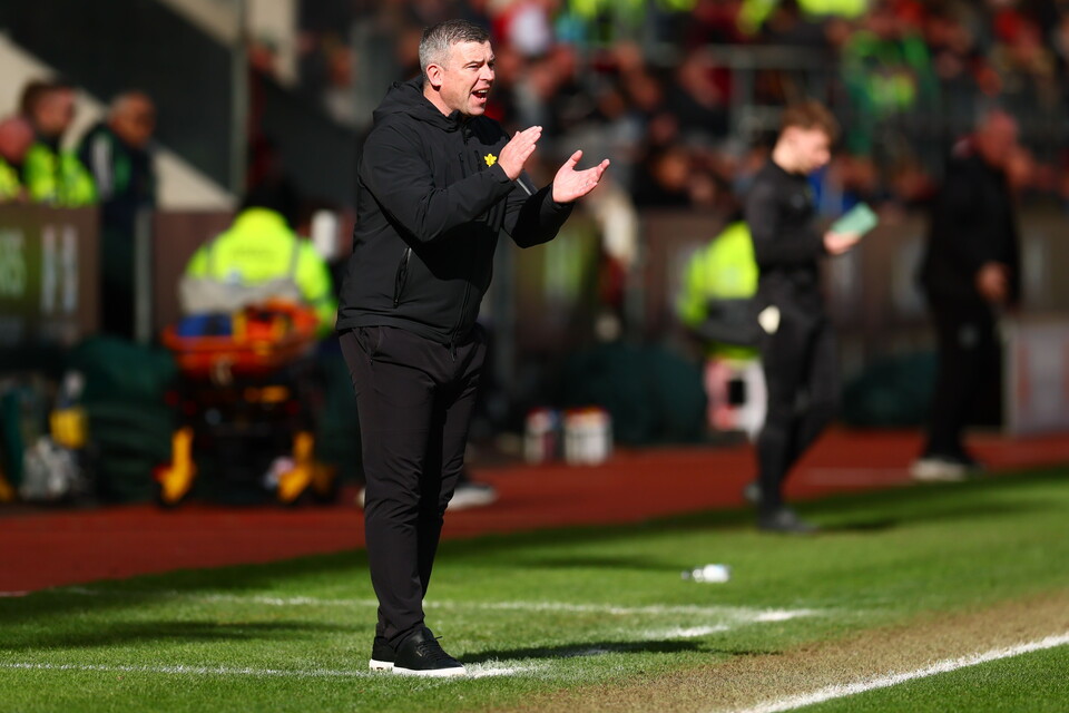 Schumacher touchline Rotherham