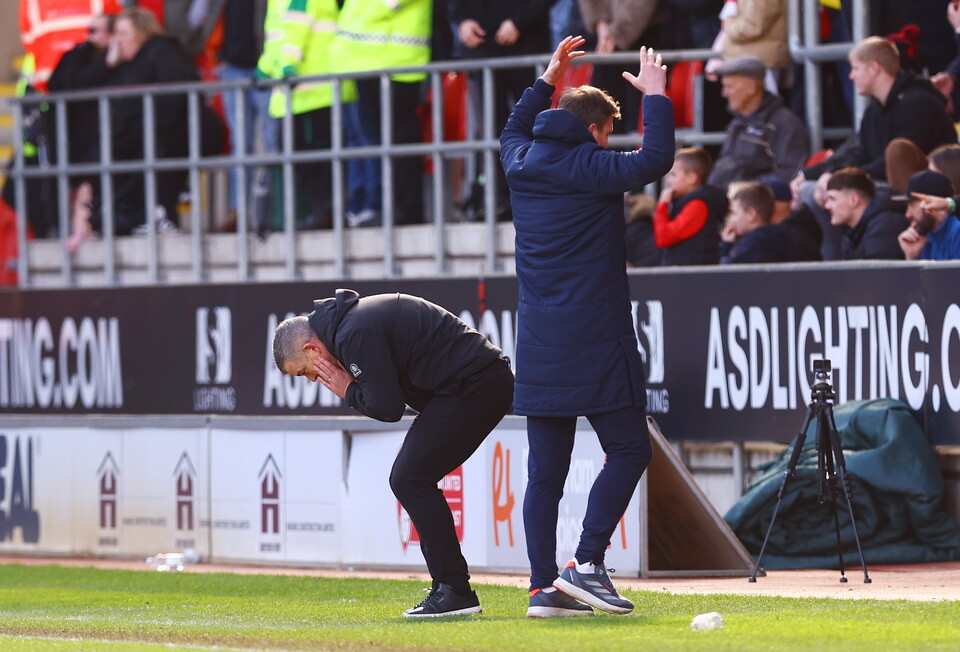Steven Schumacher frustration Rotherham