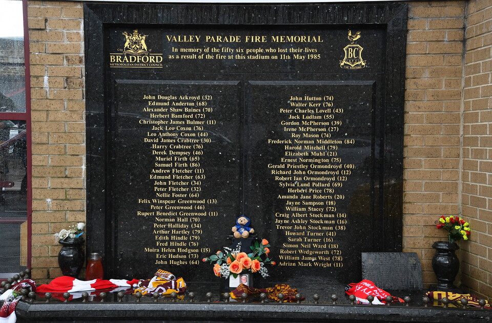 Bradford City memorial stock