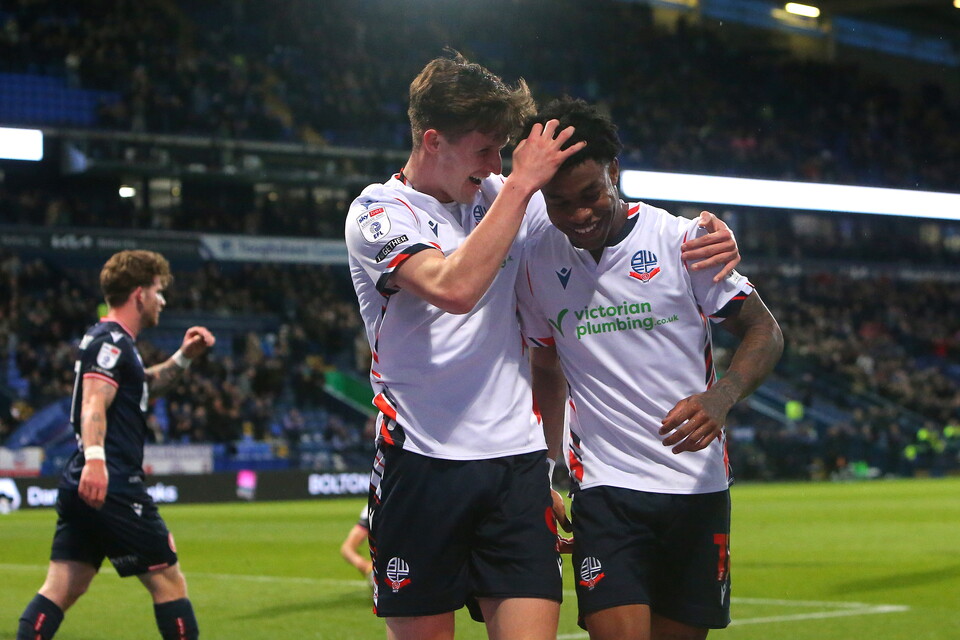 Kenny and Gale celebration Stevenage