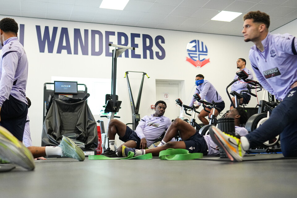 Lads gym pre play-off
