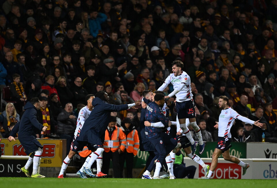 Simons celebration team Bradford