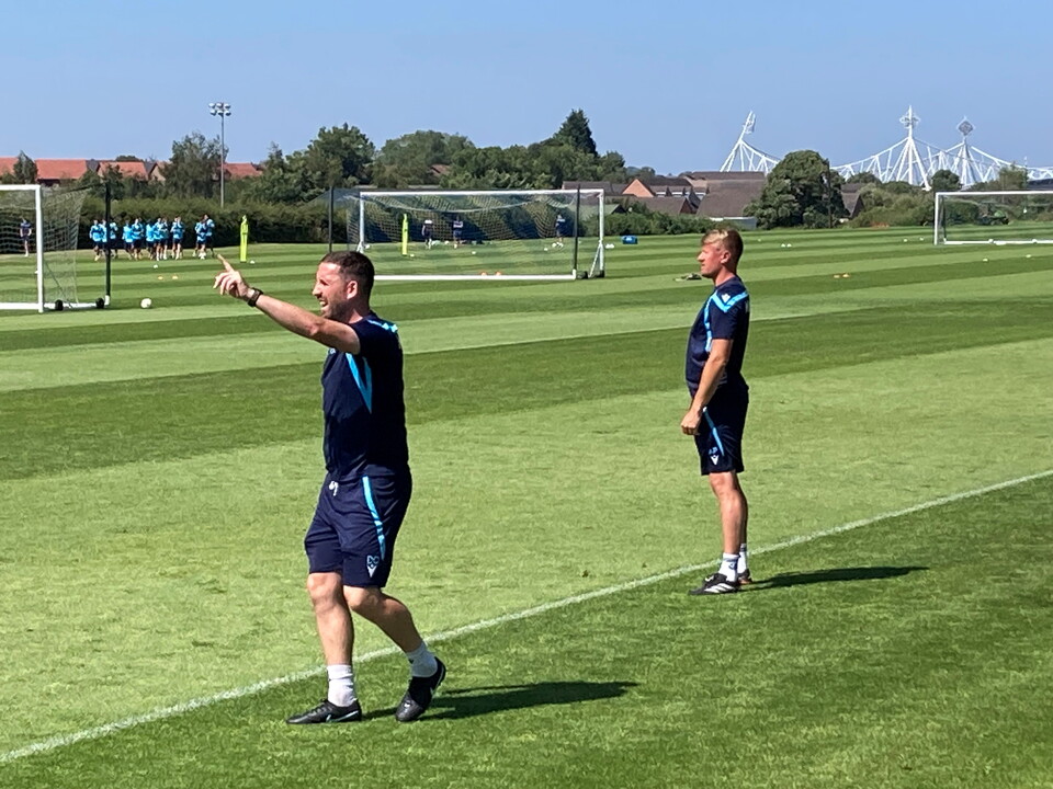 Danny Clarke touchline