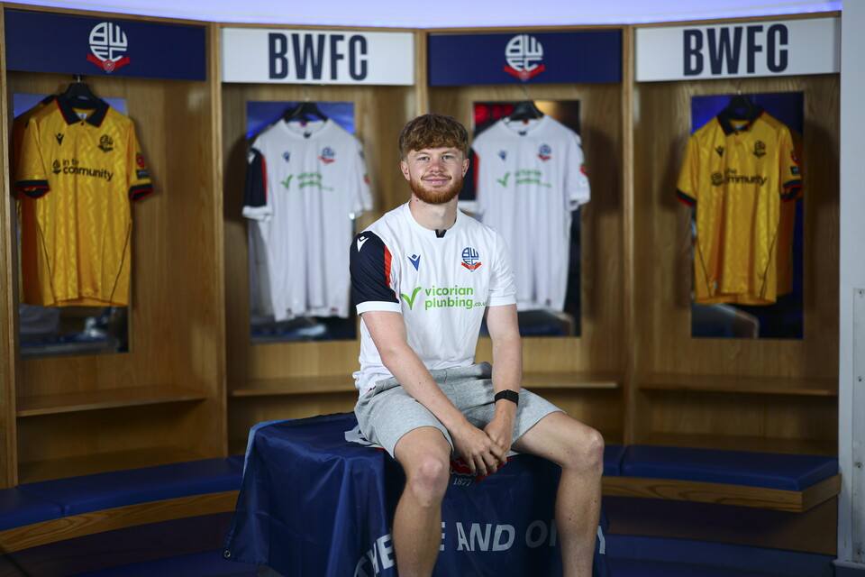 Luca Stephenson dressing room