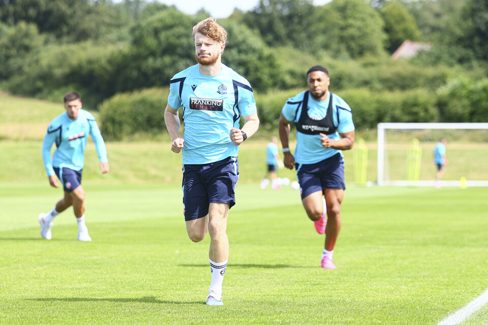 Luca Stephenson running training