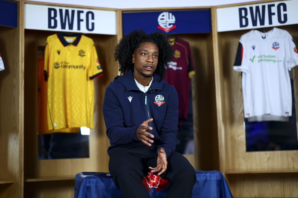 Jayden Nelson dressing room