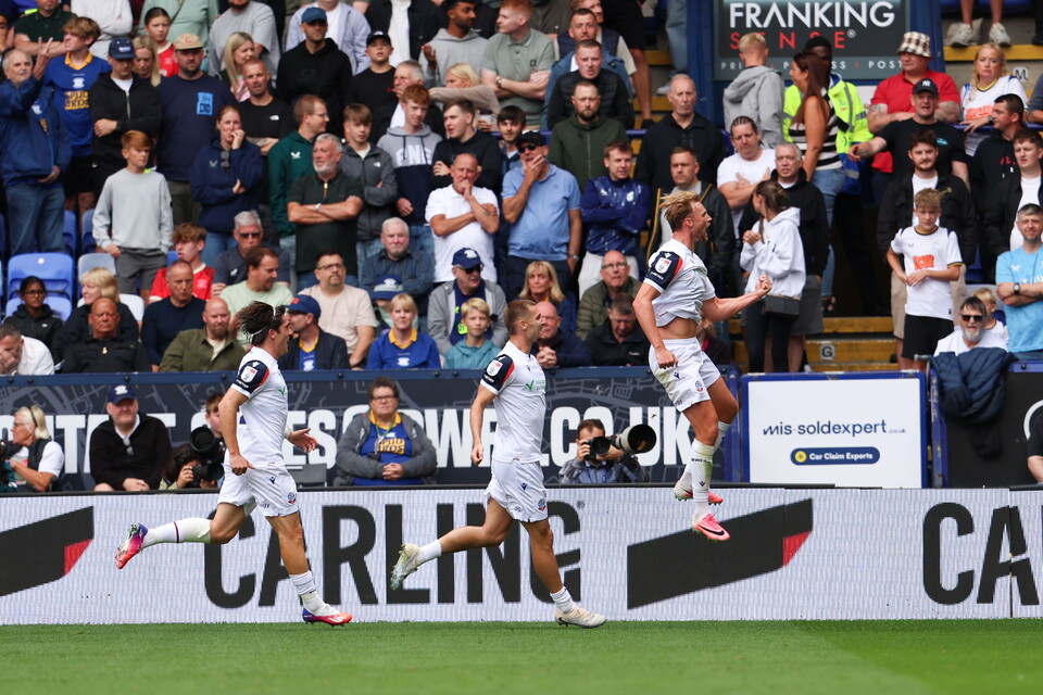 Sam Dalby celebration Preston