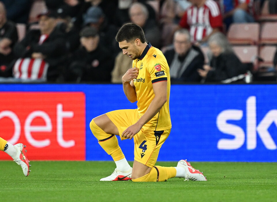 Simons celebration Sheffield United