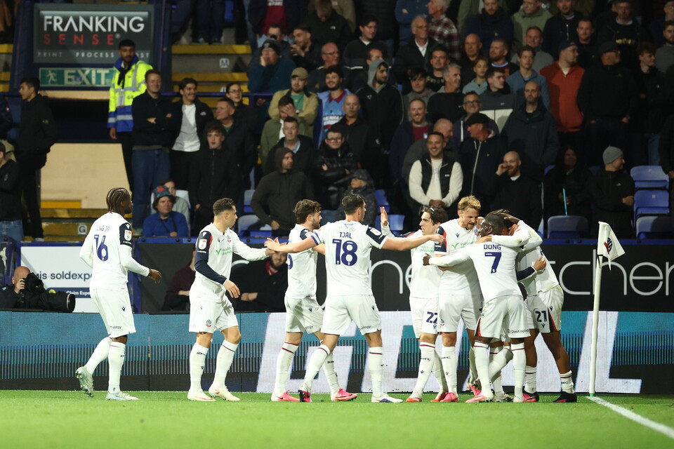 Wanderers celebration West Ham
