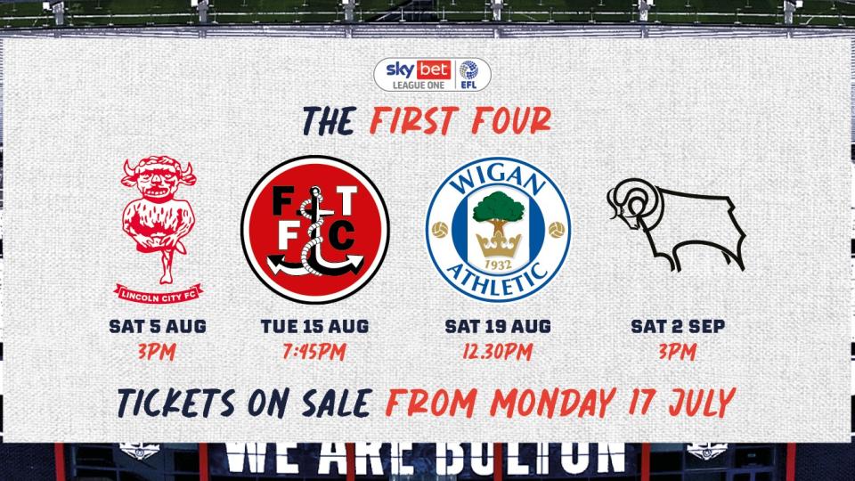 First four home games