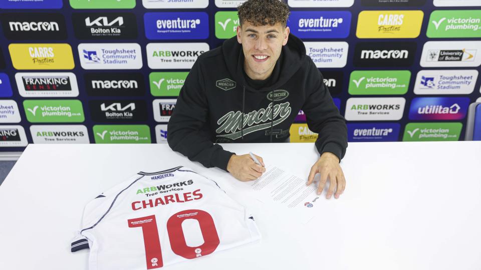 Dion Charles contract signing