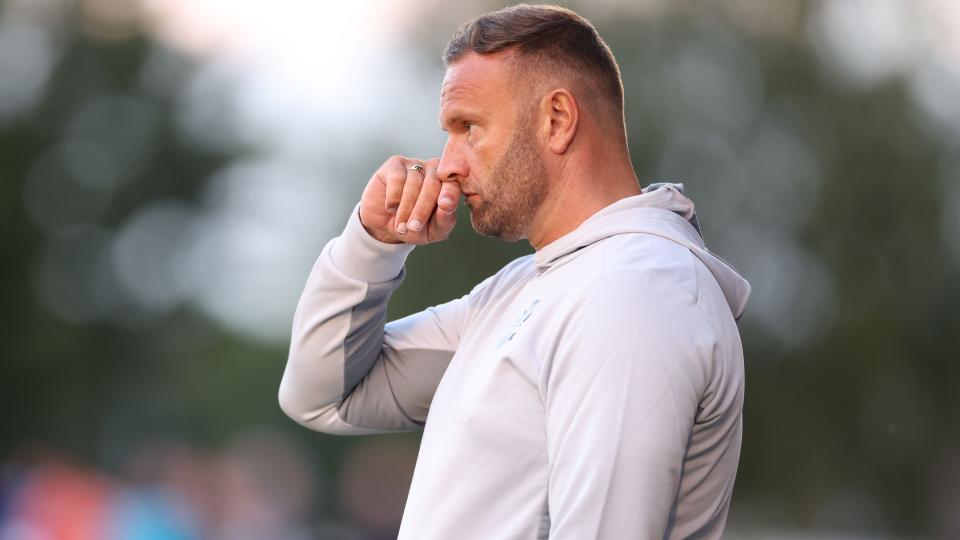 Ian Evatt thoughtful Curzon Ashton