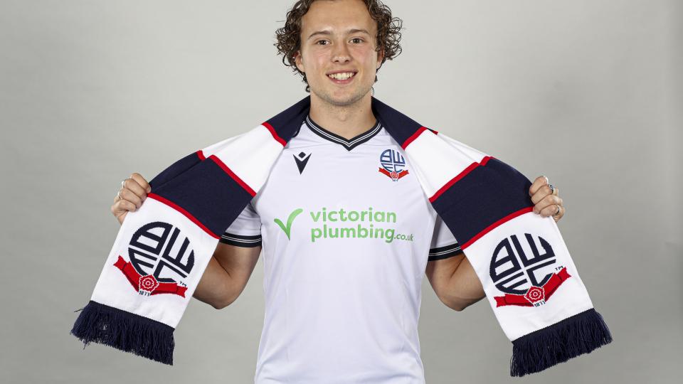 Luke Matheson signing scarf