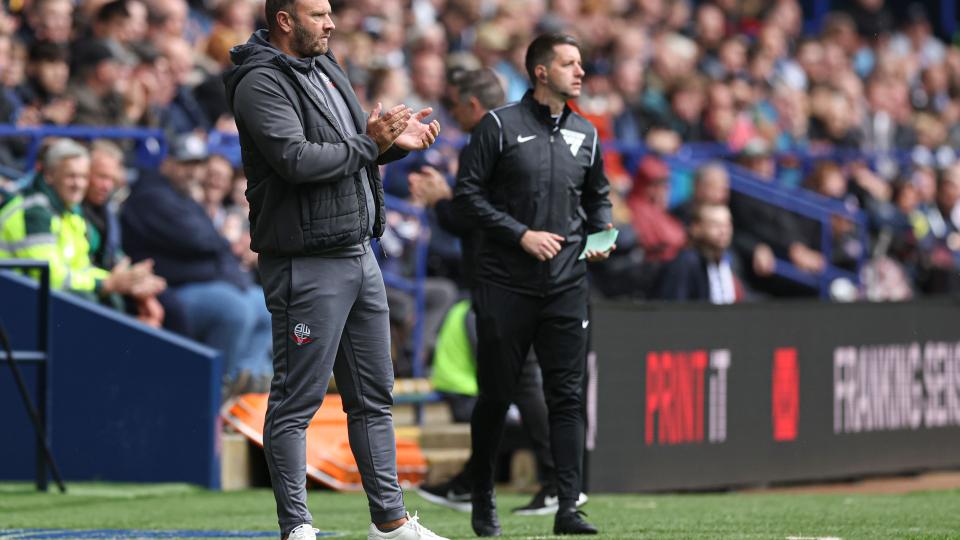 Evatt clapping touchline