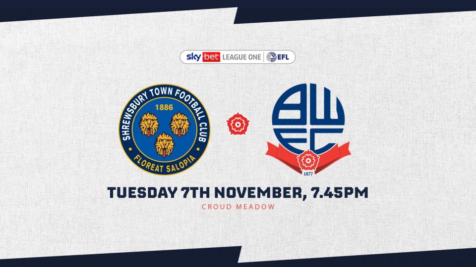 Shrewsbury away fixture
