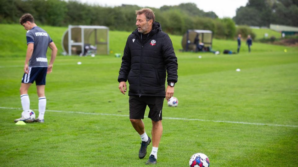 Julian Darby training