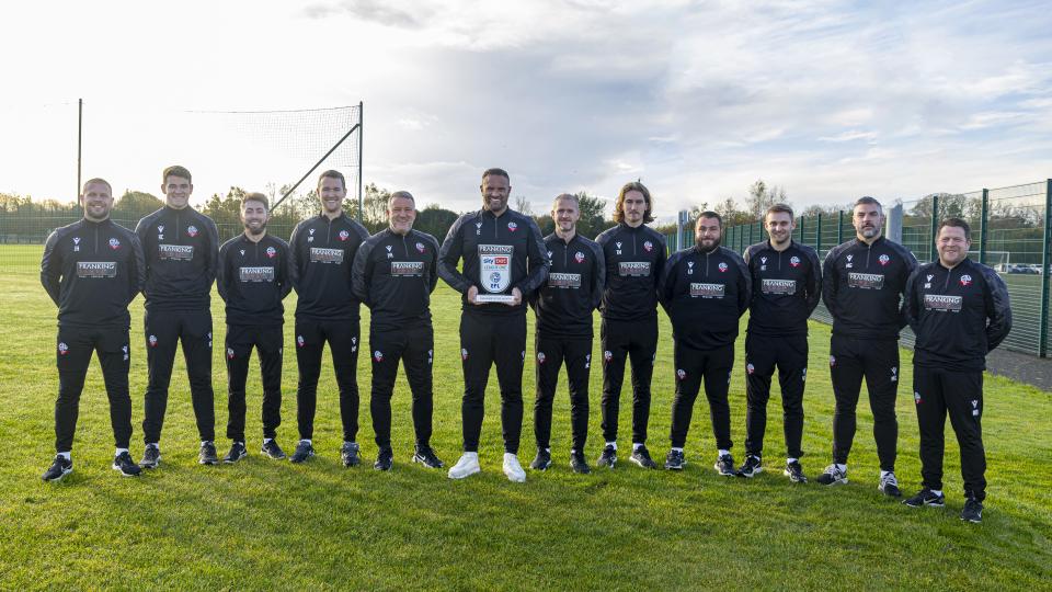 Ian Evatt staff manager award