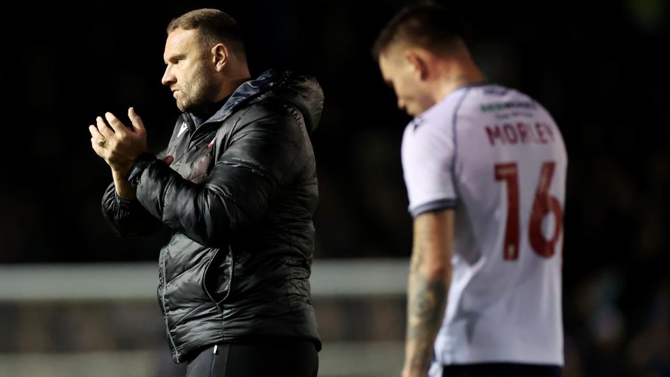 Evatt applauds fans Portsmouth