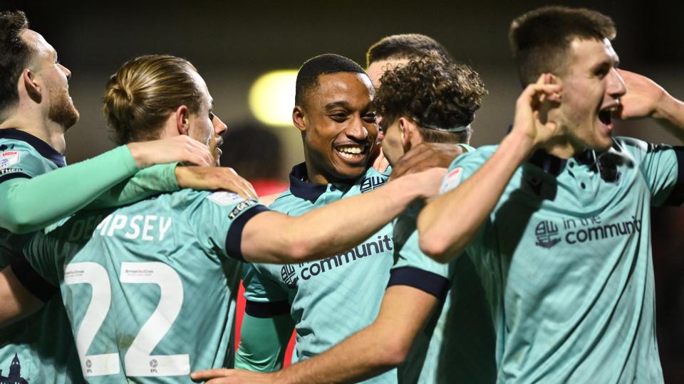 Adeboyejo celebration Fleetwood