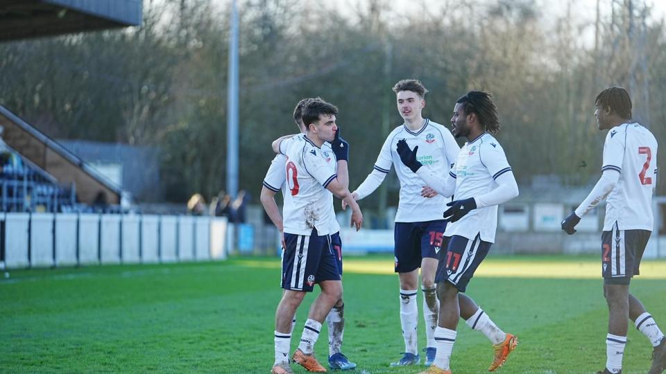 Lockett team celebration Blackpool