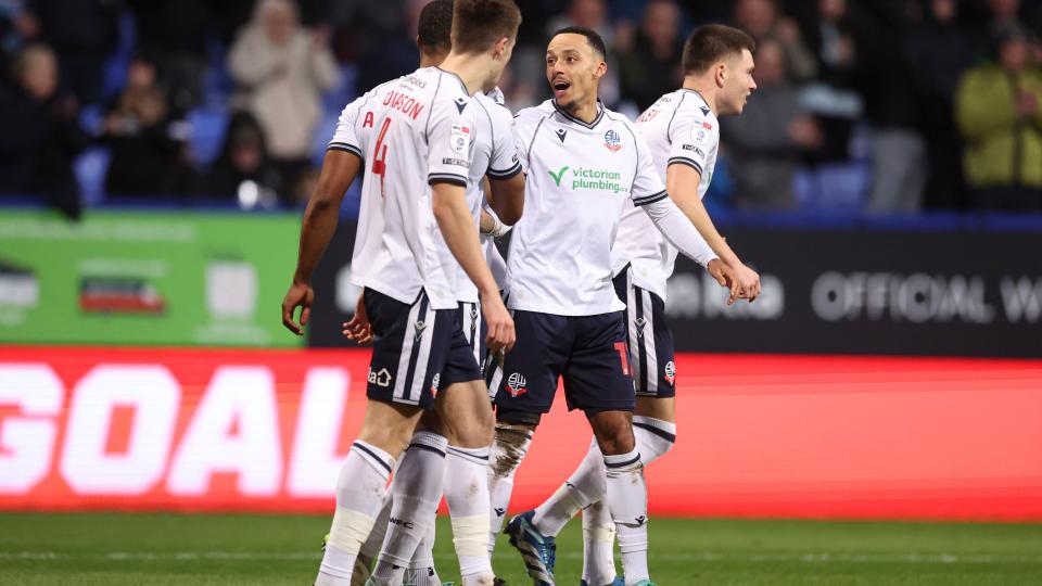 Goal celebration Burton