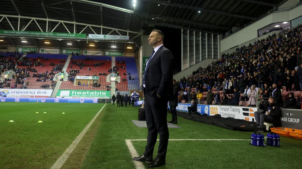 Evatt touchline Wigan