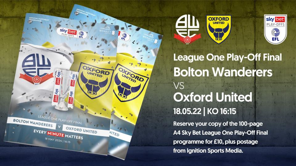 Play-off final programme