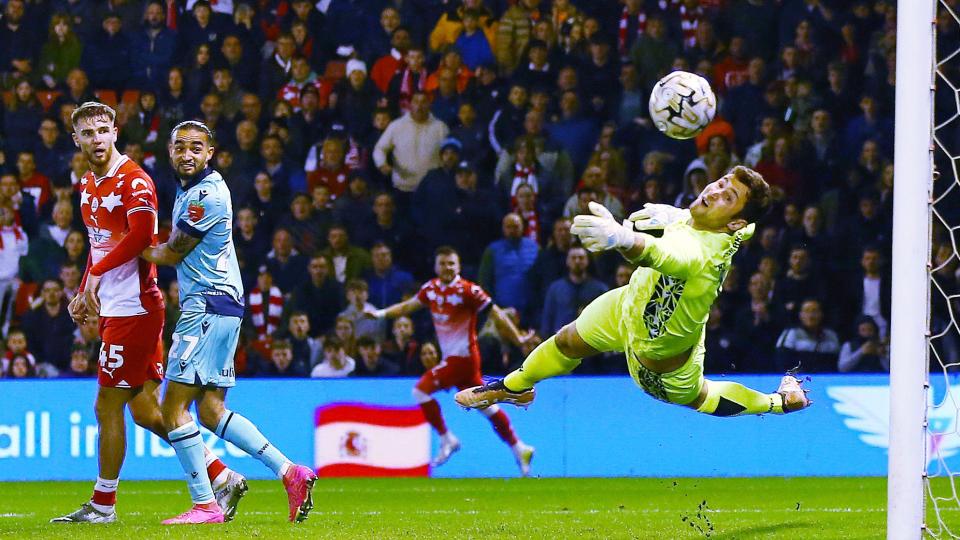 Nathan Baxter save Barnsley