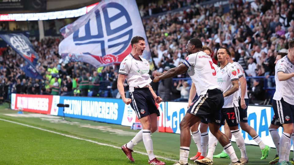 Toal celebration Barnsley