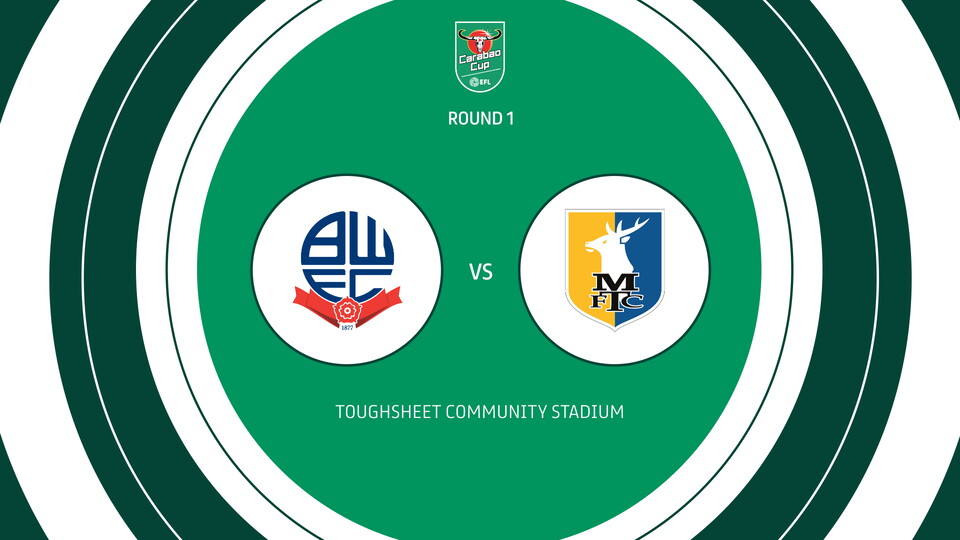 Mansfield cup fixture logo