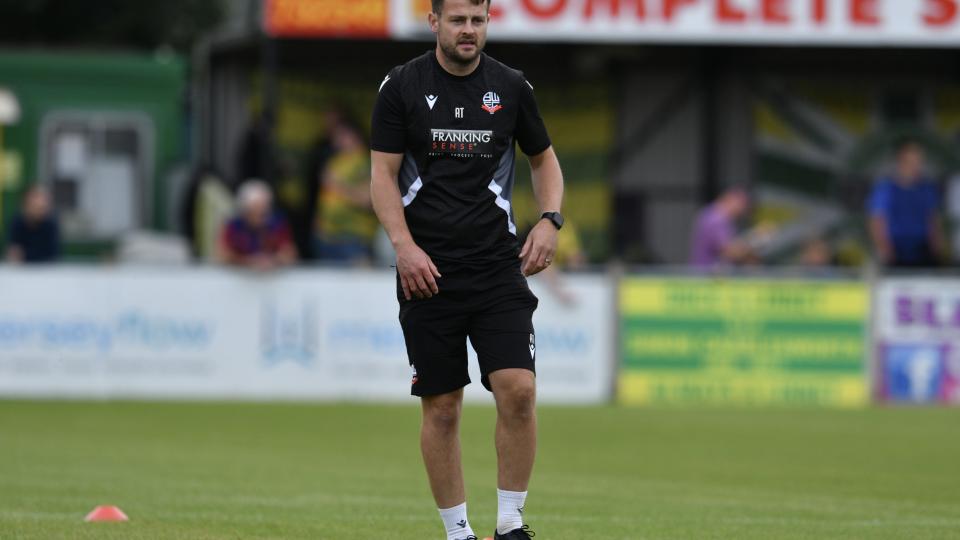 B Team Head Coach Andy Taylor at Runcorn