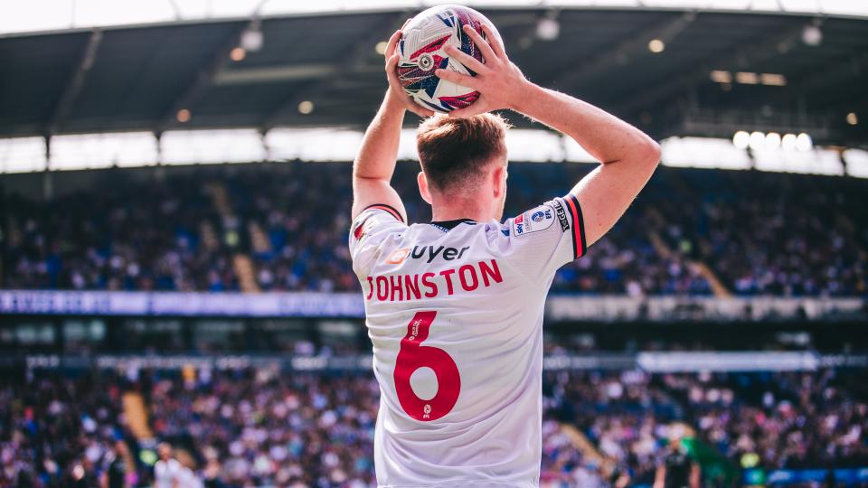 George Johnston throw Wrexham