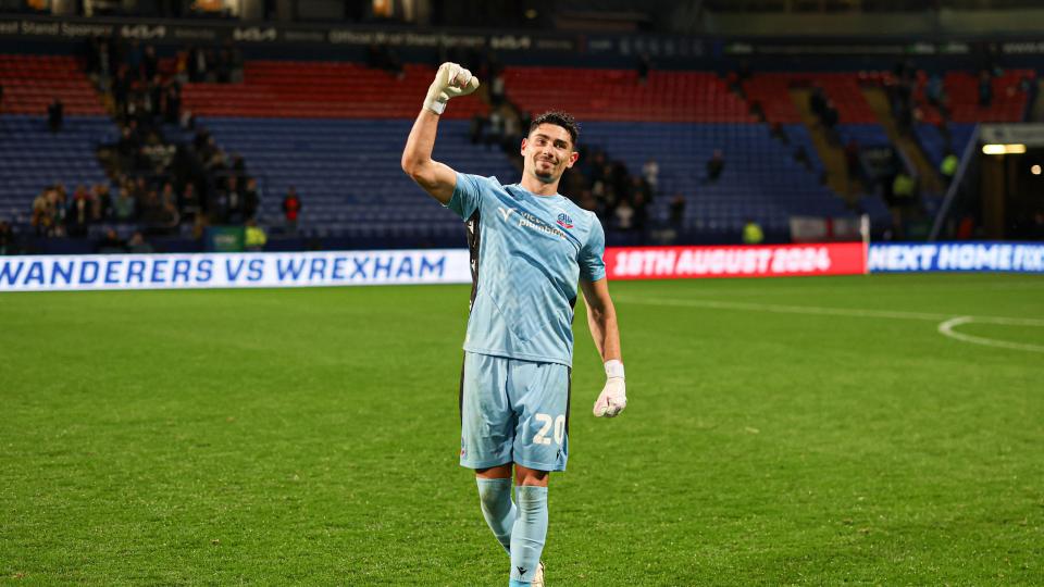 Luke Southwood celebration