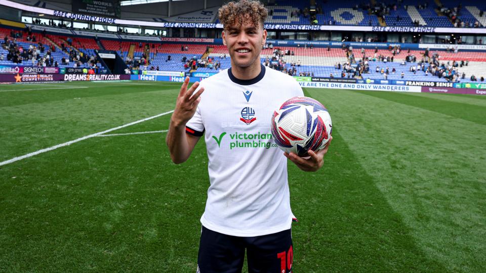 Dion Charles hat-trick ball Reading