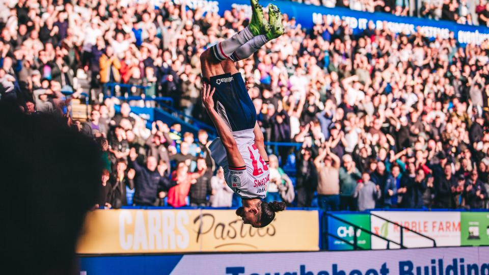 Randell Williams celebration Burton