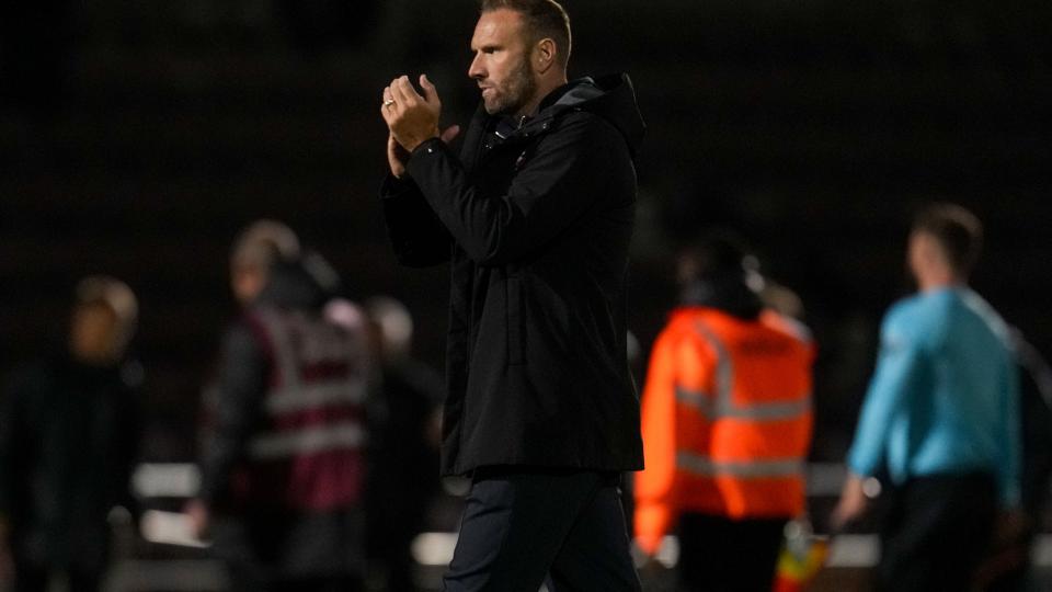 Ian Evatt clap Northampton