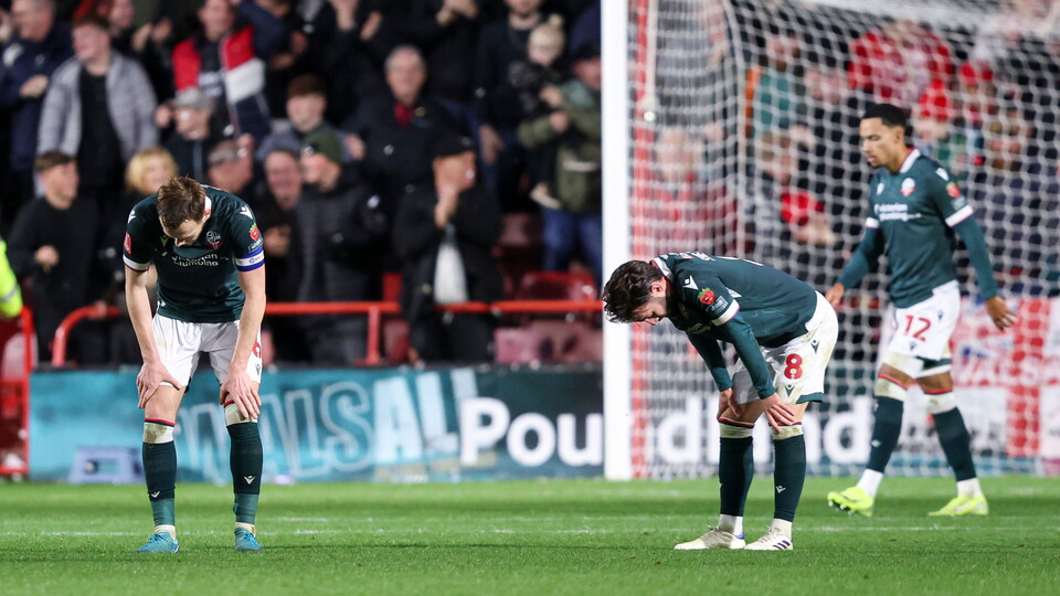 Wanderers exit Walsall