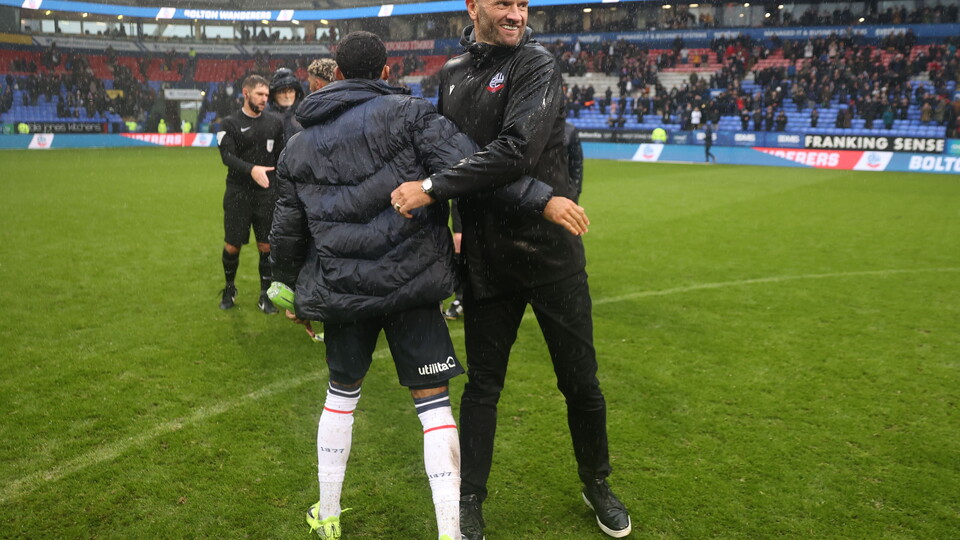 Evatt Cogley celebration Blackpool