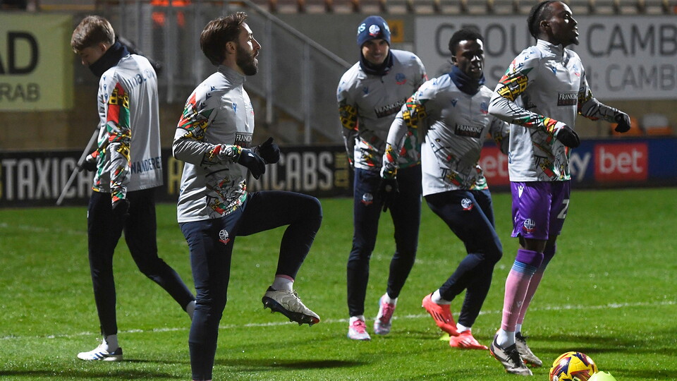 Jay Matete warm-up Cambridge