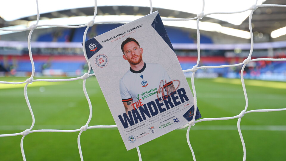 Wigan programme pic