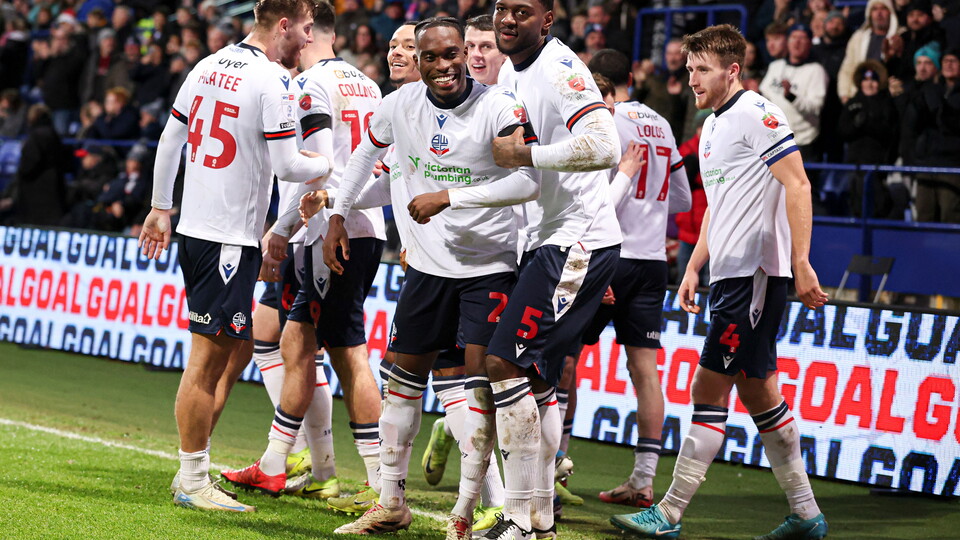 Jay Matete celebration second goal Lincoln